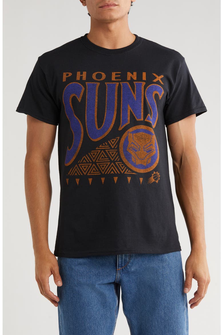 Suns Graphic T-Shirt, Main, color, BLACK