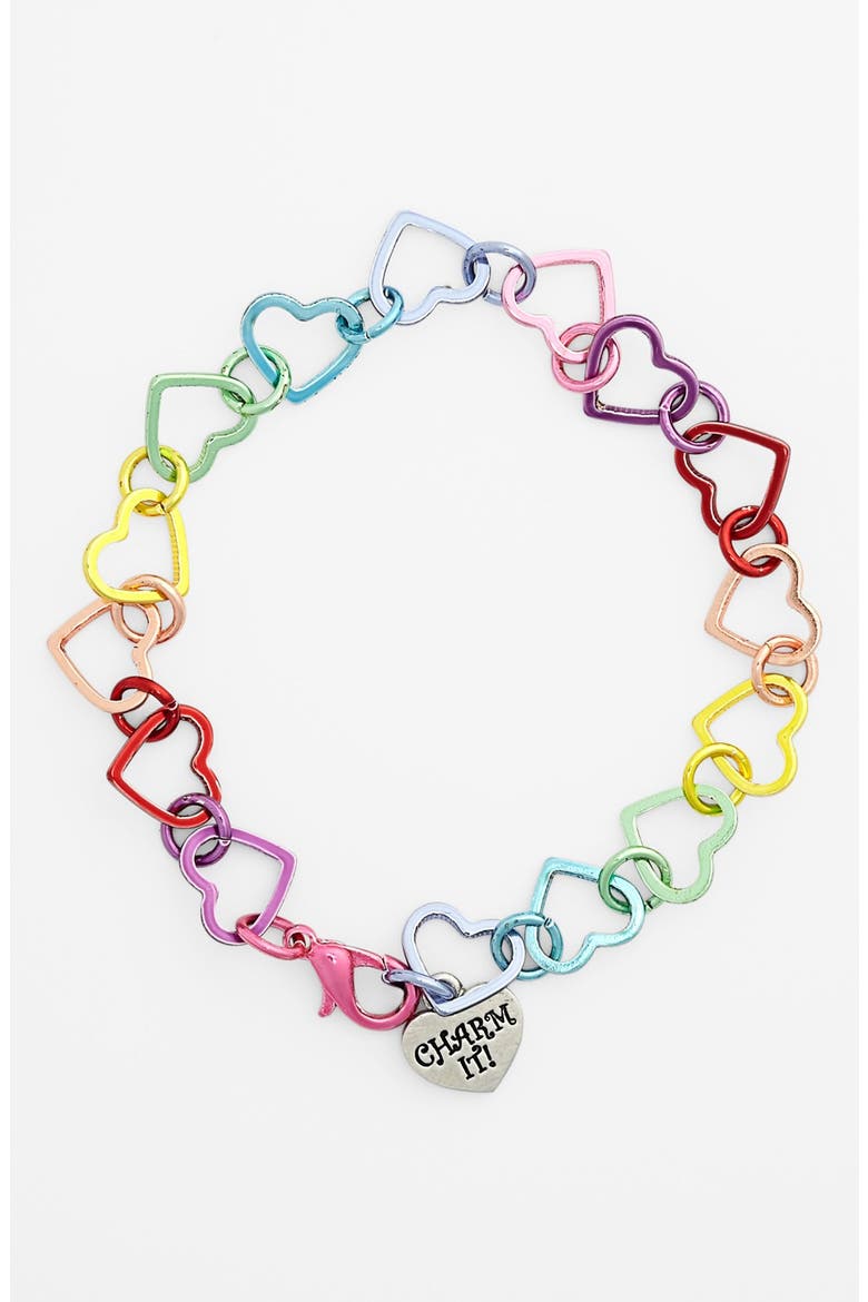 Heart Bracelet, Main, color, NO COLOR