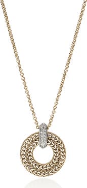 John Hardy Icon Link Pavé Diamond Pendant Necklace