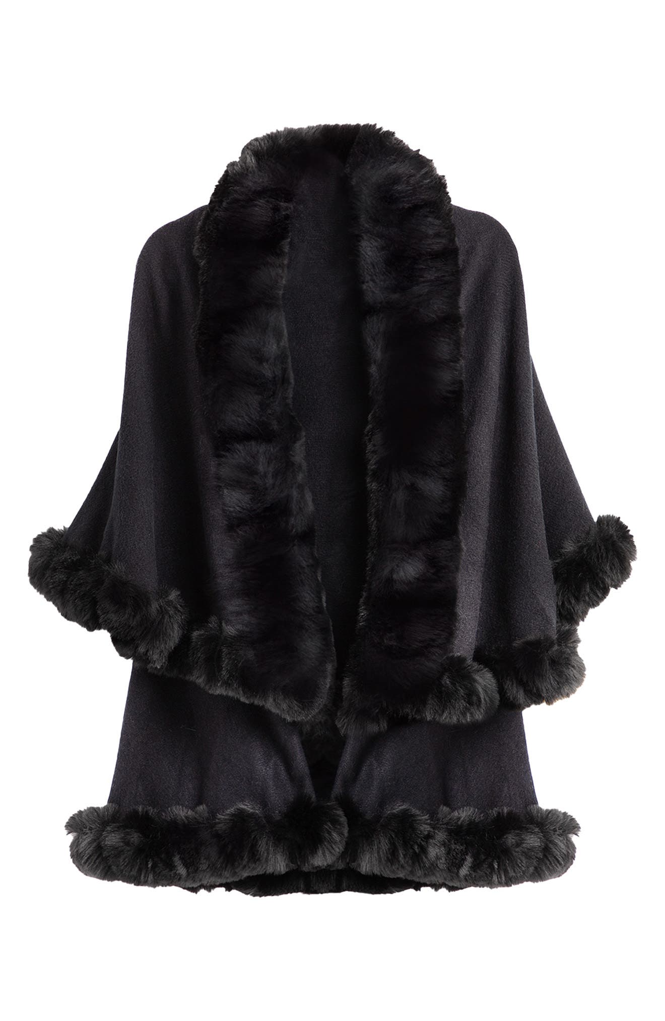 Tiered Faux Fur Cardigan - image 2