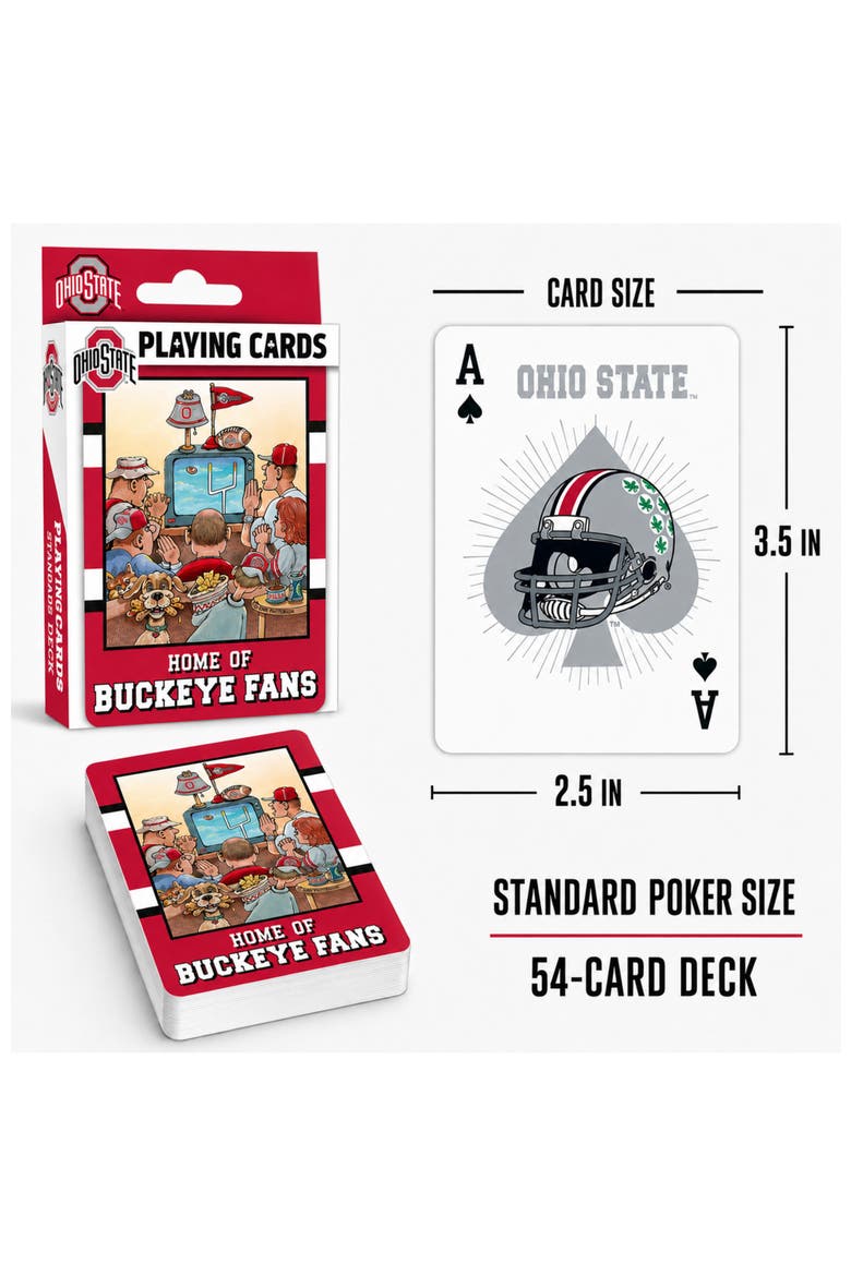 Ohio State Buckeyes Fan Playing Cards, Alternate, color, Multicolor