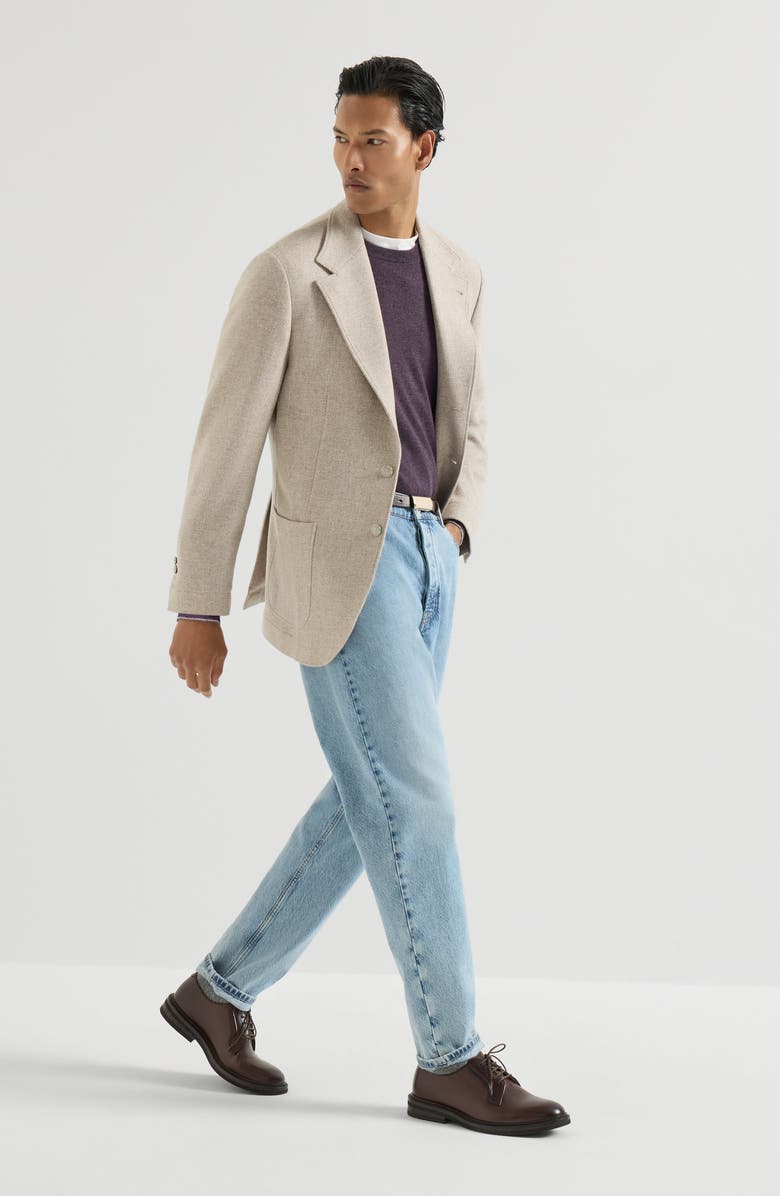 Brunello Cucinelli Cashmere sweater, Alternate, color, Grey