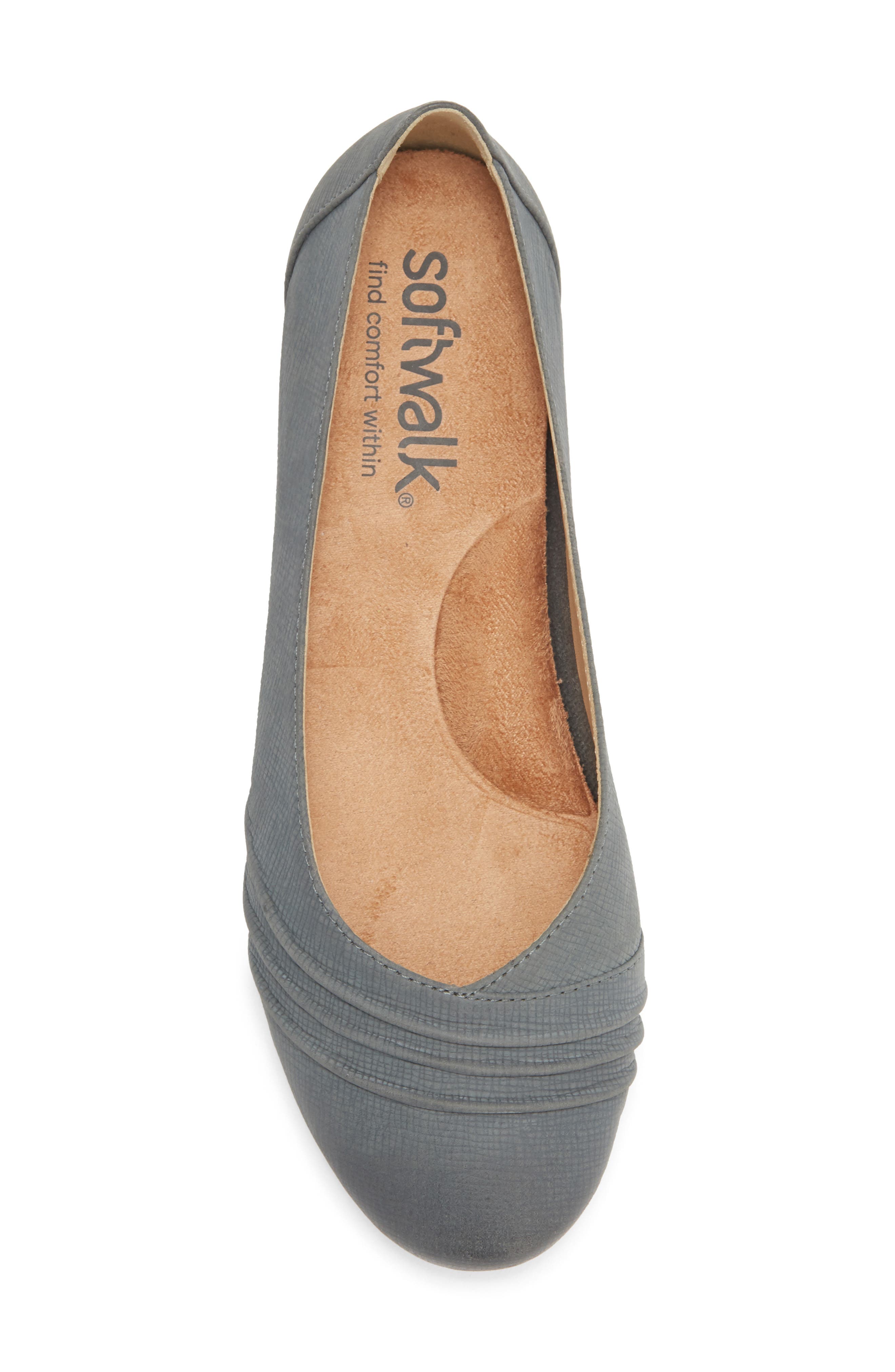 Safi Flat, Alternate, color, DENIM NUBU
