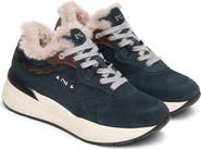 NeroGiardini Faux Fur Platform Sneaker