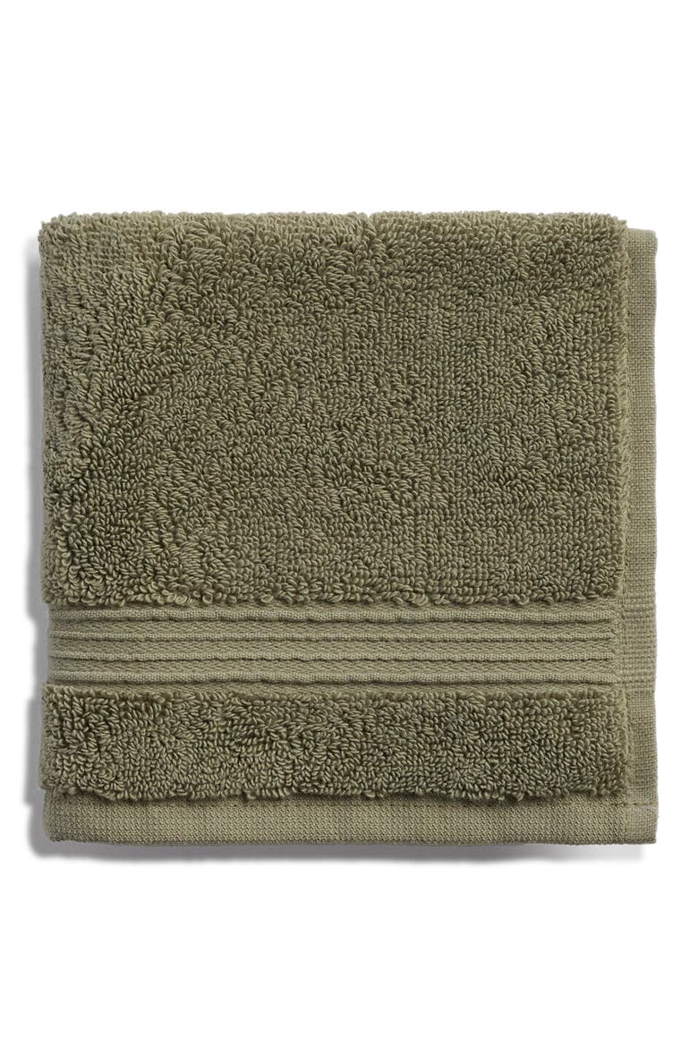 Classic Turkish Cotton Washcloth, Main, color, THYME