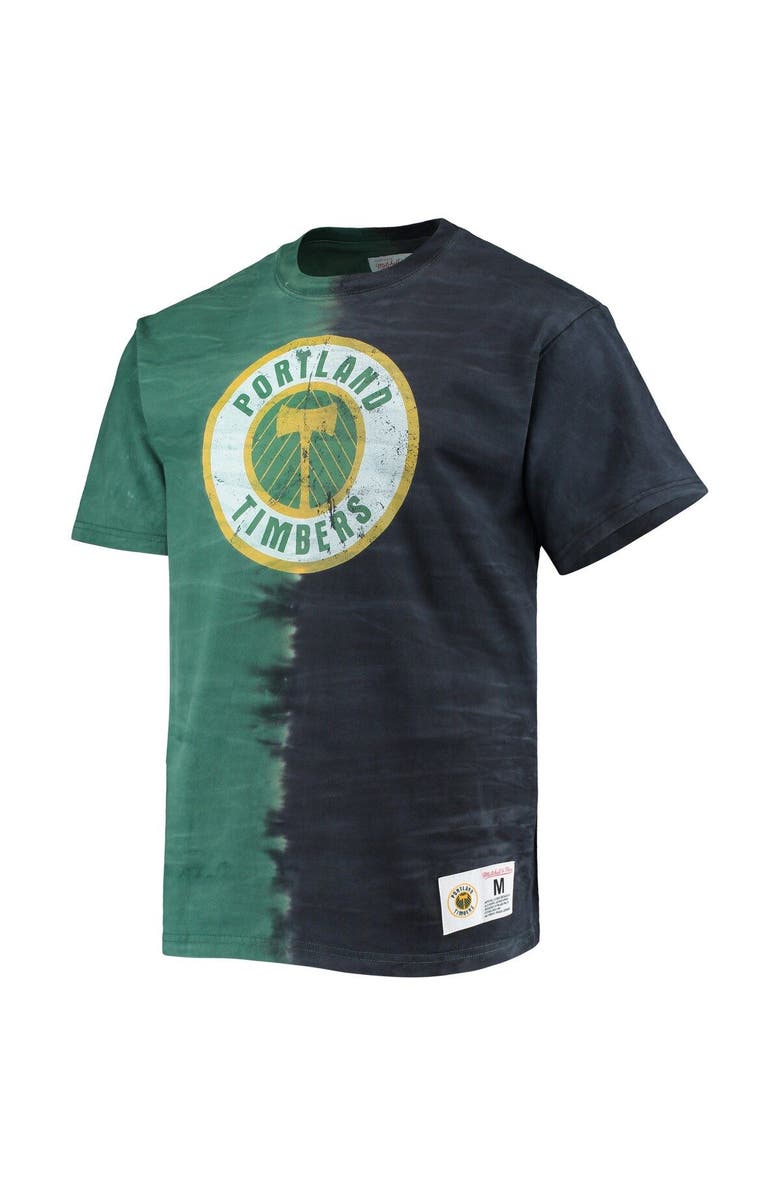Mitchell & Ness Men's Mitchell & Ness Green Portland Timbers Vertical Tie-Dye Top, Alternate, color, Green