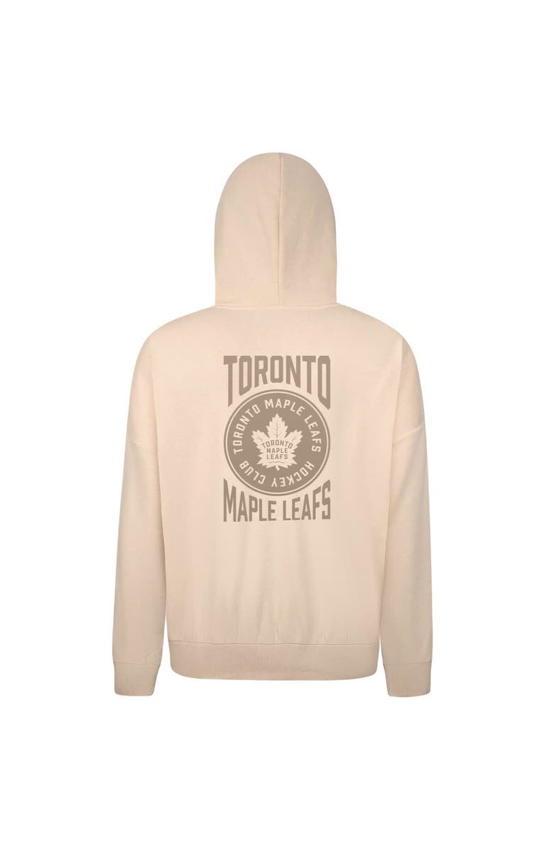 LEVELWEAR Men's Levelwear Cream Toronto Maple Leafs Contact Stamp Pullover Hoodie, Alternate, color, Cream