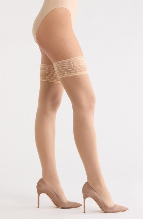 Stay Up Thigh High Sheer Stockings
