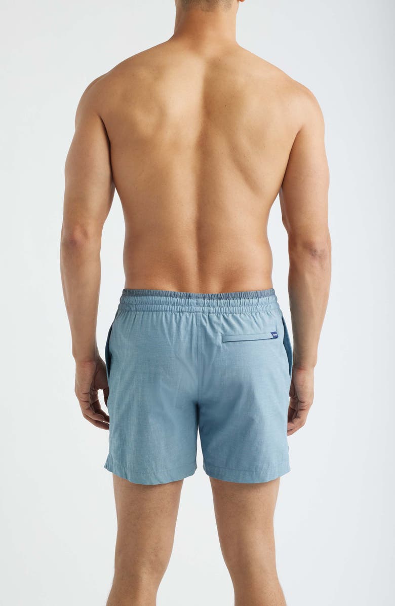 Chubbies Blue Horizons 5.5-Inch Swim Trunks, Alternate, color, Dusty Blue
