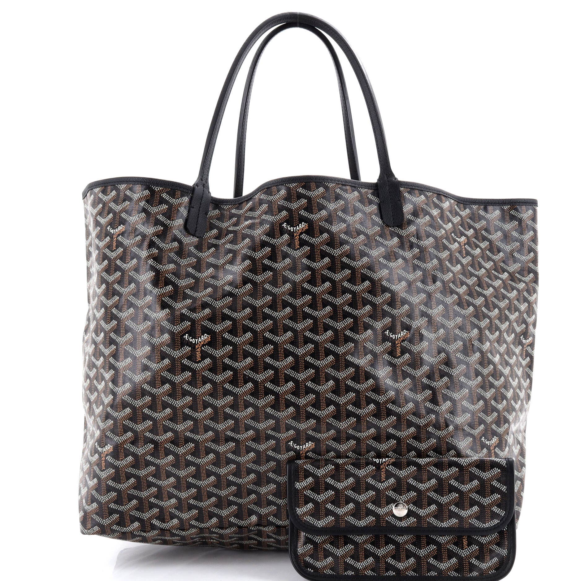 Pre-Owned Goyard Saint Louis Tote Coated Canvas GM, Alternate, color, 