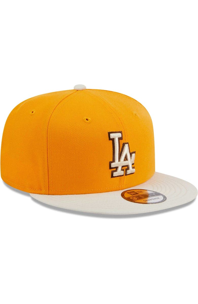 New Era Men's New Era Gold Los Angeles Dodgers Tiramisu 9FIFTY Snapback Hat, Alternate, color, Gold