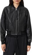 AllSaints x Williams F1 Racing Orten Leather Bomber Jacket
