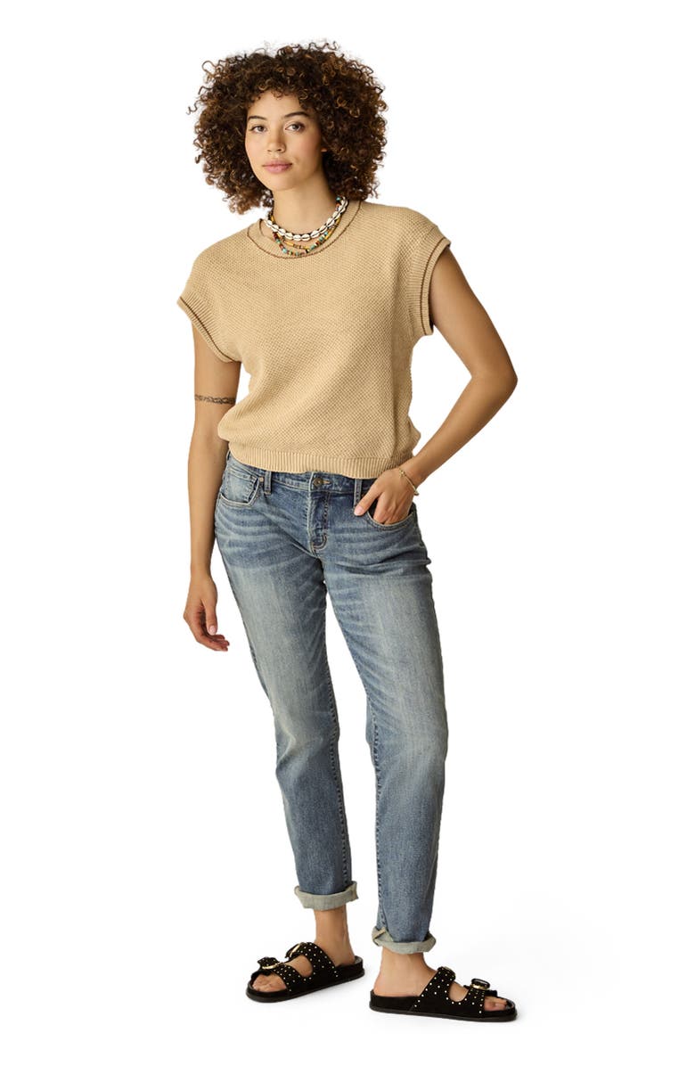 Carve Designs Phoebe Sweater Top, Main, color, Biscuit