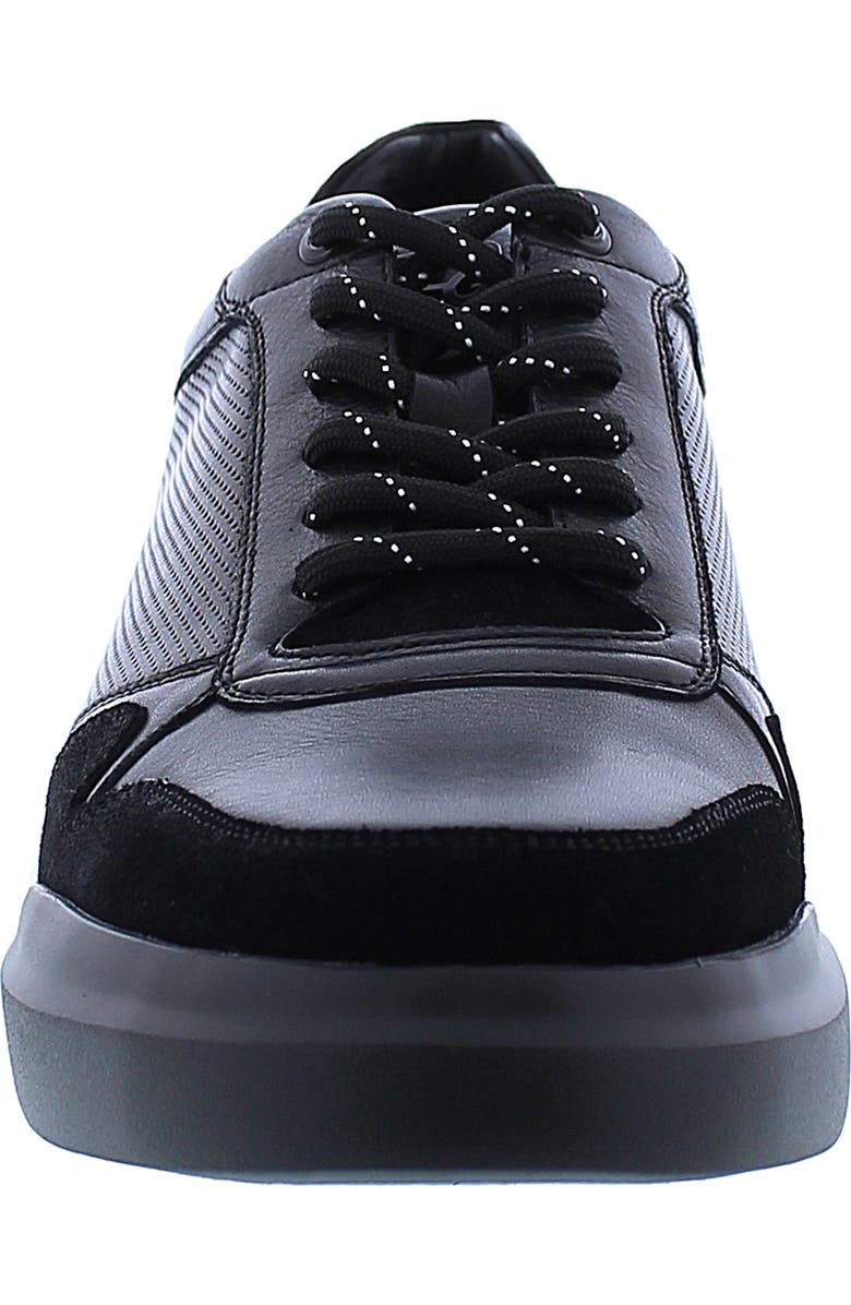 Robert Graham Cava Leather Perforated Sneaker, Alternate, color,