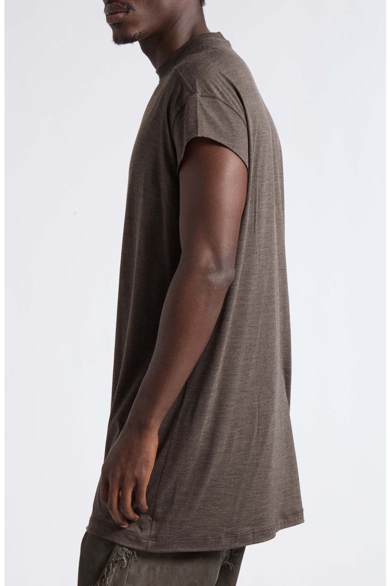 Jumbo Wool & Silk T-Shirt, Alternate, color, DARK DUST