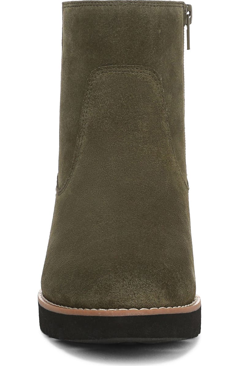 Vionic Ariana Platform Wedge Bootie, Alternate, color, Dark Olive