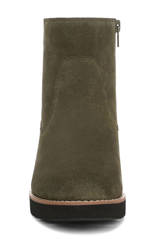 Vionic Ariana Platform Wedge Bootie In Green