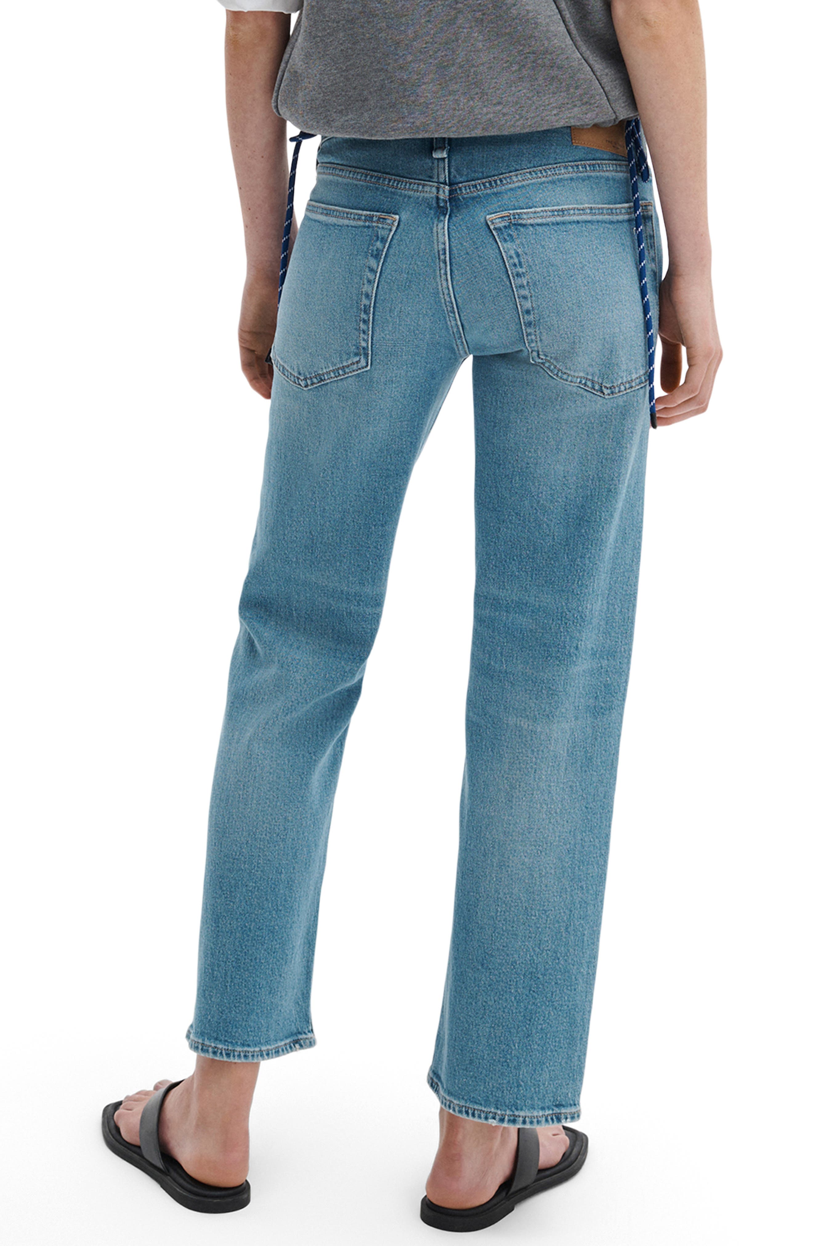 Harlow Low Rise Ankle Straight Leg Jeans - image 2