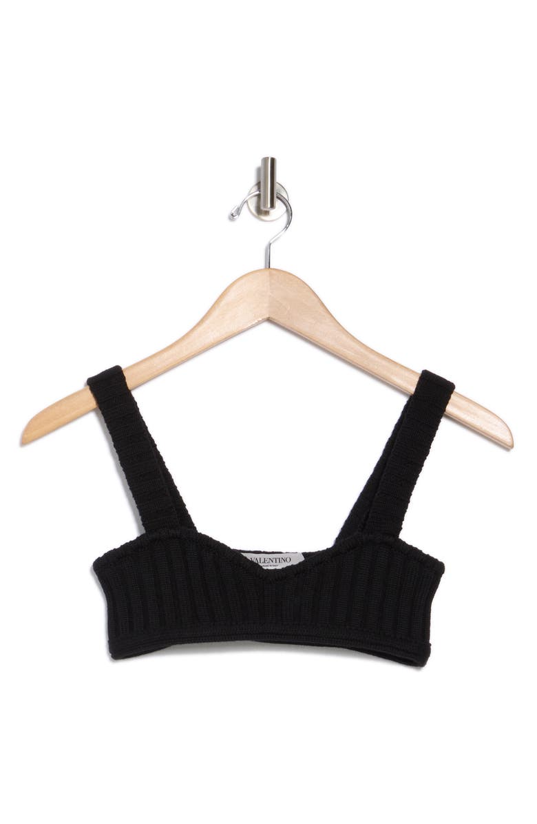 Valentino Garavani Knit Crop Top, Alternate, color,