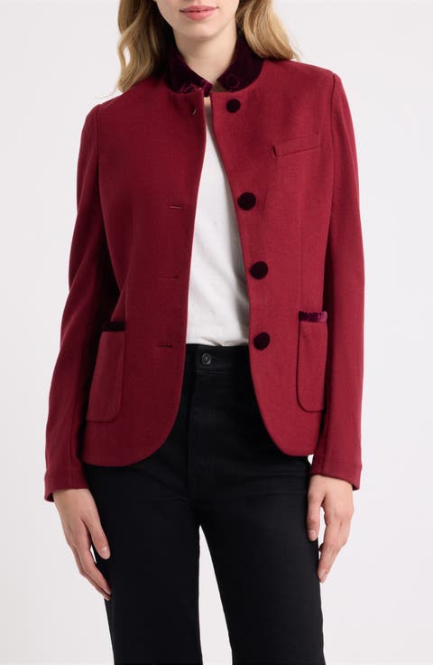 Slade Embellished Wool Blazer