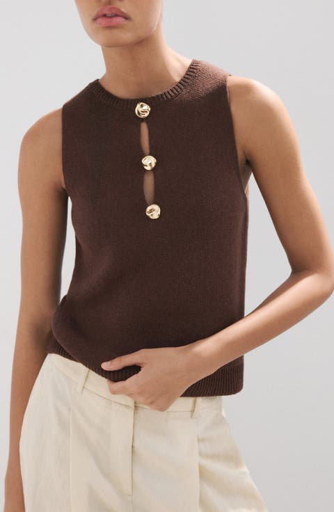 Beaded Knit Tank