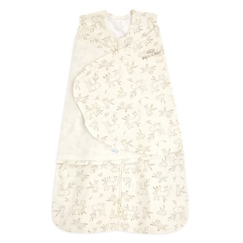 Halo 100% Cotton 1.5 Tog Sleepsack Swaddle In Neutral