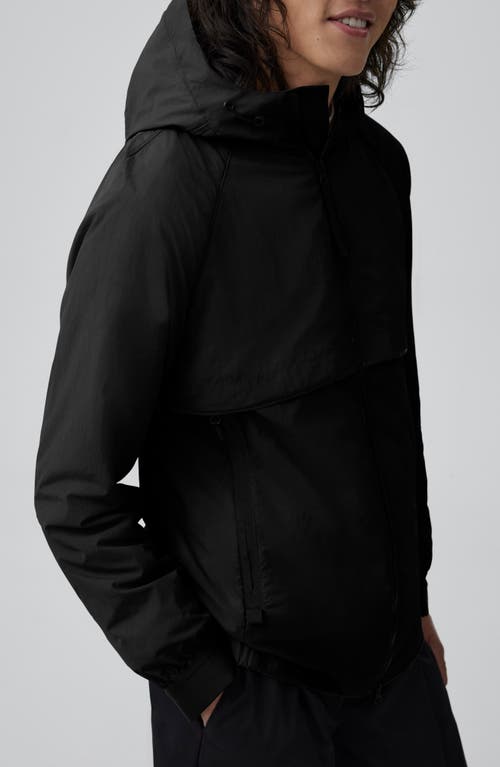 Shop Canada Goose Faber Water Repellent Hooded Jacket In Black