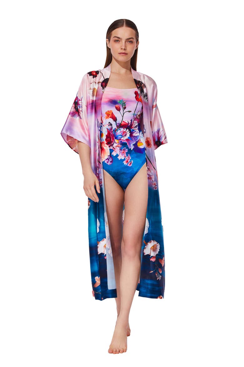 Under The Sea Robe Cover-up, Main, color, The-Sea-Multi