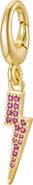 Untamed Petals Lightning Bolt Charm
