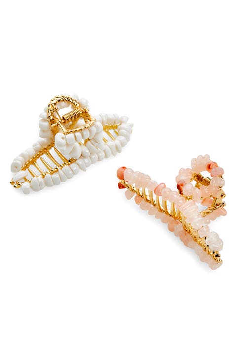Set of 2 Roxy Assorted Jaw Hair Clips