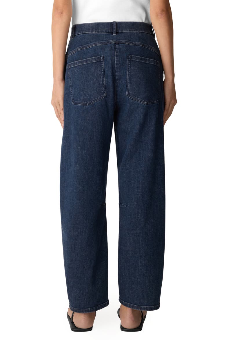 Arched Ankle Wide Leg Jeans, Alternate, color, DEEP INDIGO