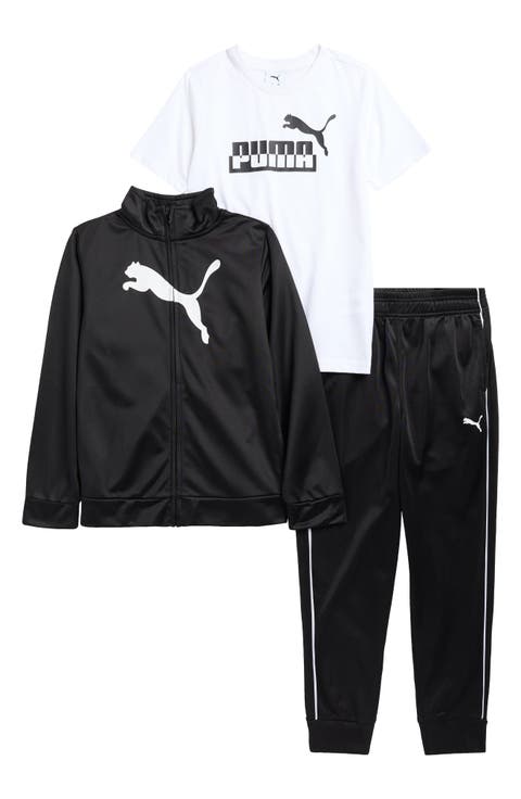 Kids' Tricot Track Jacket, T-Shirt & Joggers Set (Big Kid)