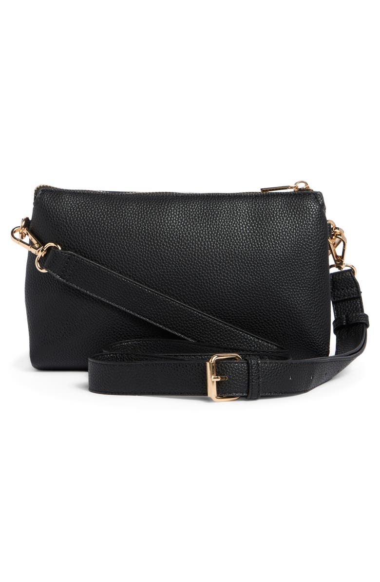 Nanette Lepore Noa Convertible Wallet, Alternate, color, Black