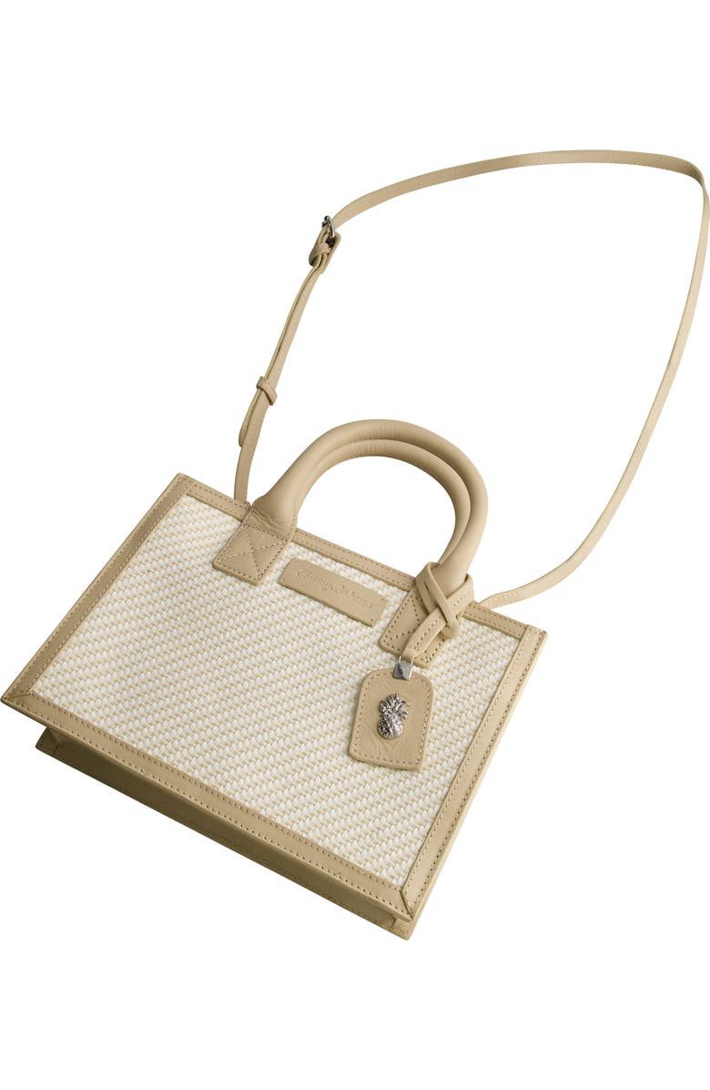 Tommy Bahama Soft Woven Modern Tote, Alternate, color, Tan/White