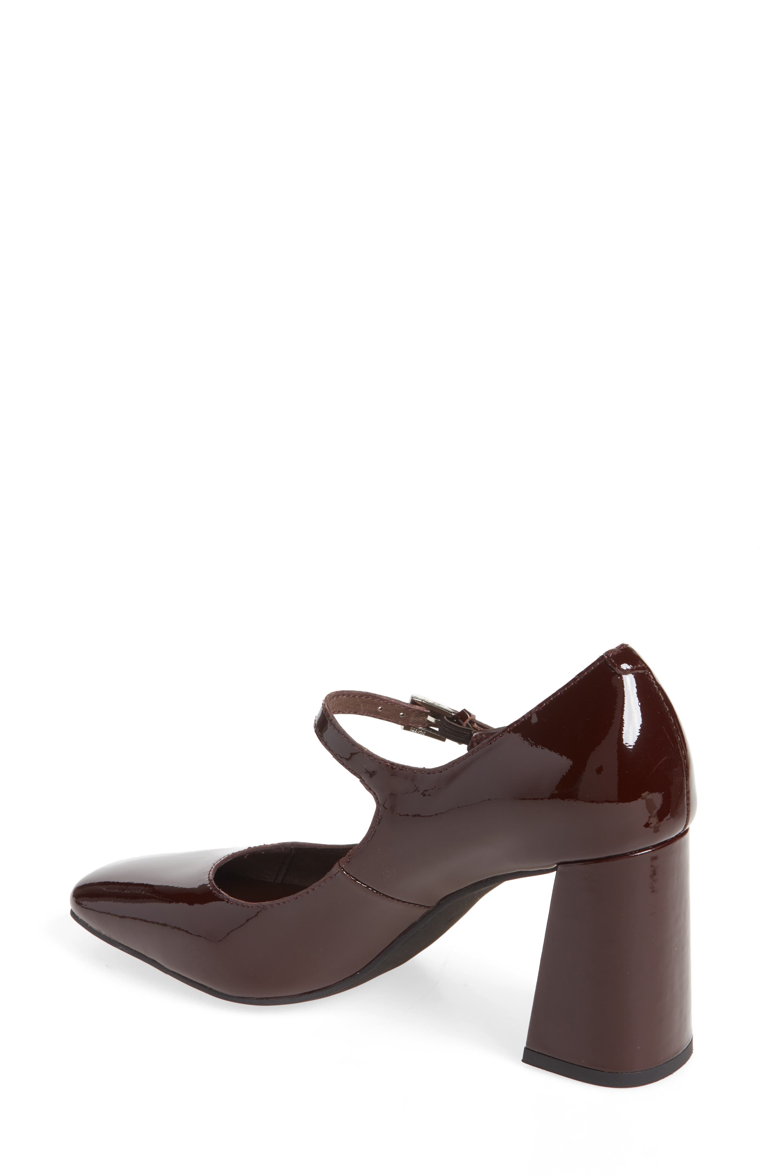 Bourdin Mary Jane Pump, Alternate, color, DARK BROWN PATENT