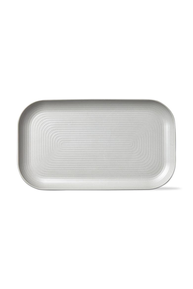 Gray Brooklyn Melamine Plastic Serving Platter Dishwasher Safe, Main, color, Gray