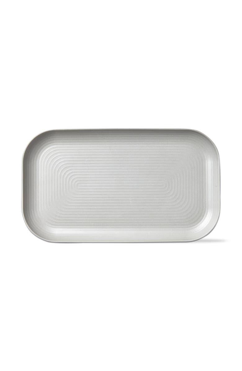 tag Gray Brooklyn Melamine Plastic Serving Platter Dishwasher Safe, Main, color, Gray