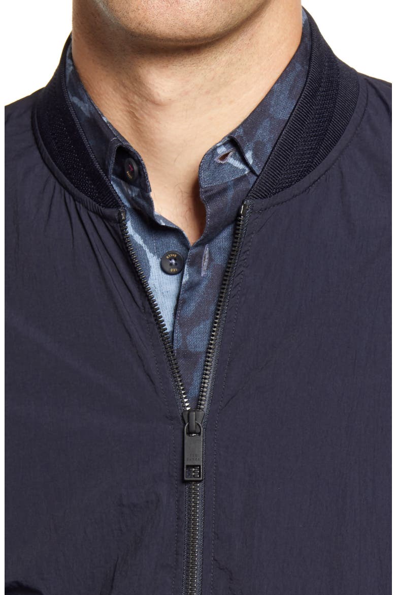 Inkiy Bomber Jacket, Alternate, color, NAVY