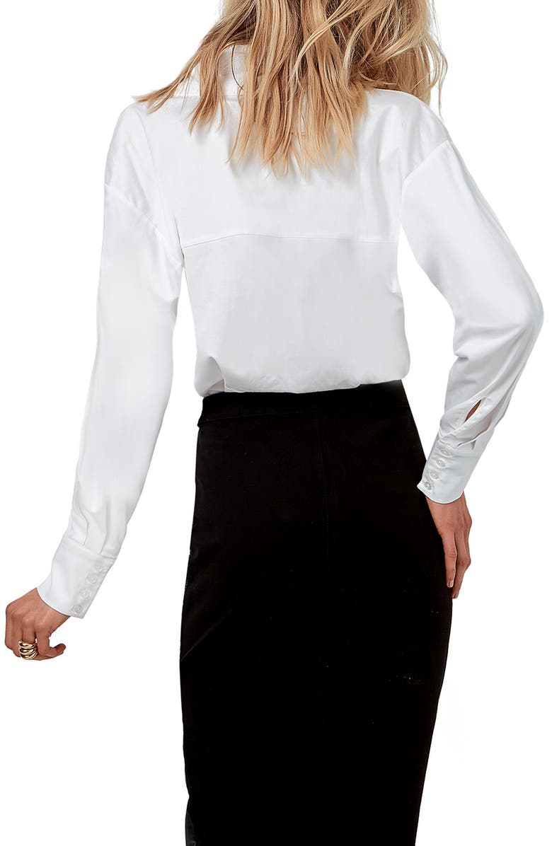 AS by DF Heart on My Sleeve Button-Up Shirt, Alternate, color, 