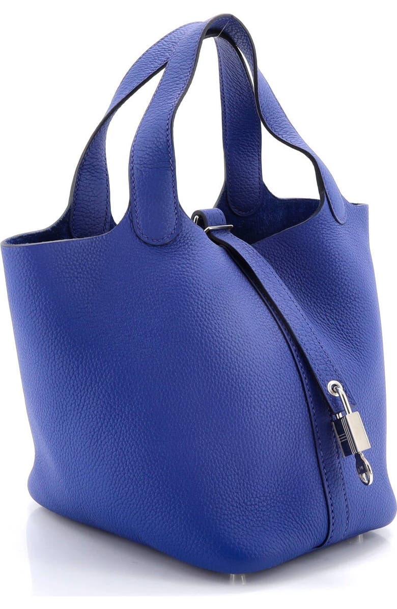 Pre-Owned Hermes Picotin Lock Bag Maurice PM, Alternate, color, Bleu Royal