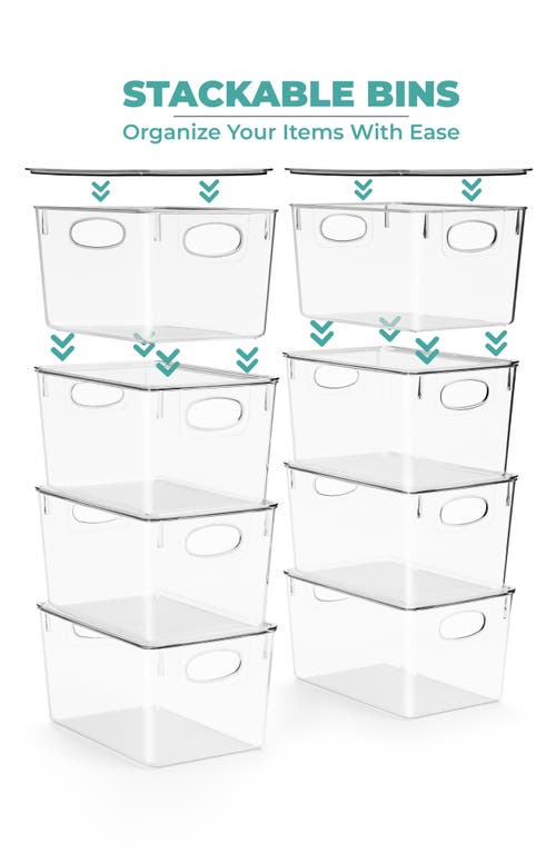 Sorbus 2-pack Large Toy Organizer Clear Plastic Storage Bins In Clear