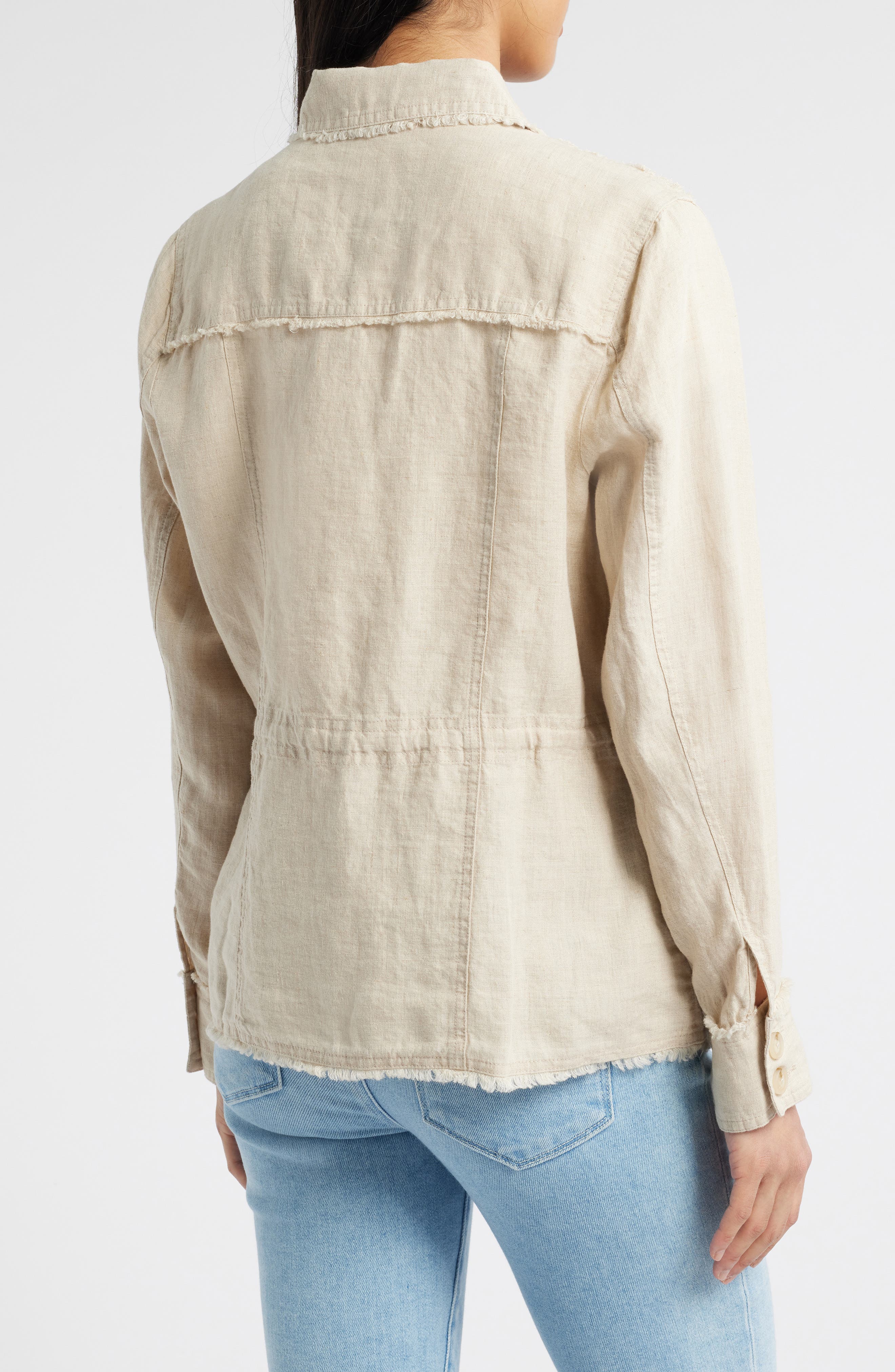 Two Palms Linen Utility Jacket - image 2