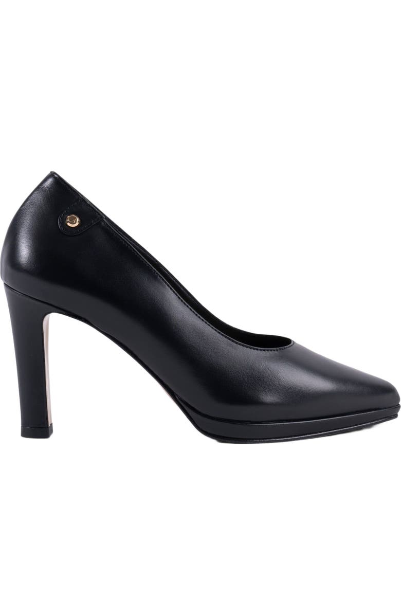 Stinaa.J Isa Orthopedic Pointed Toe Pumps, Main, color, Black Leather