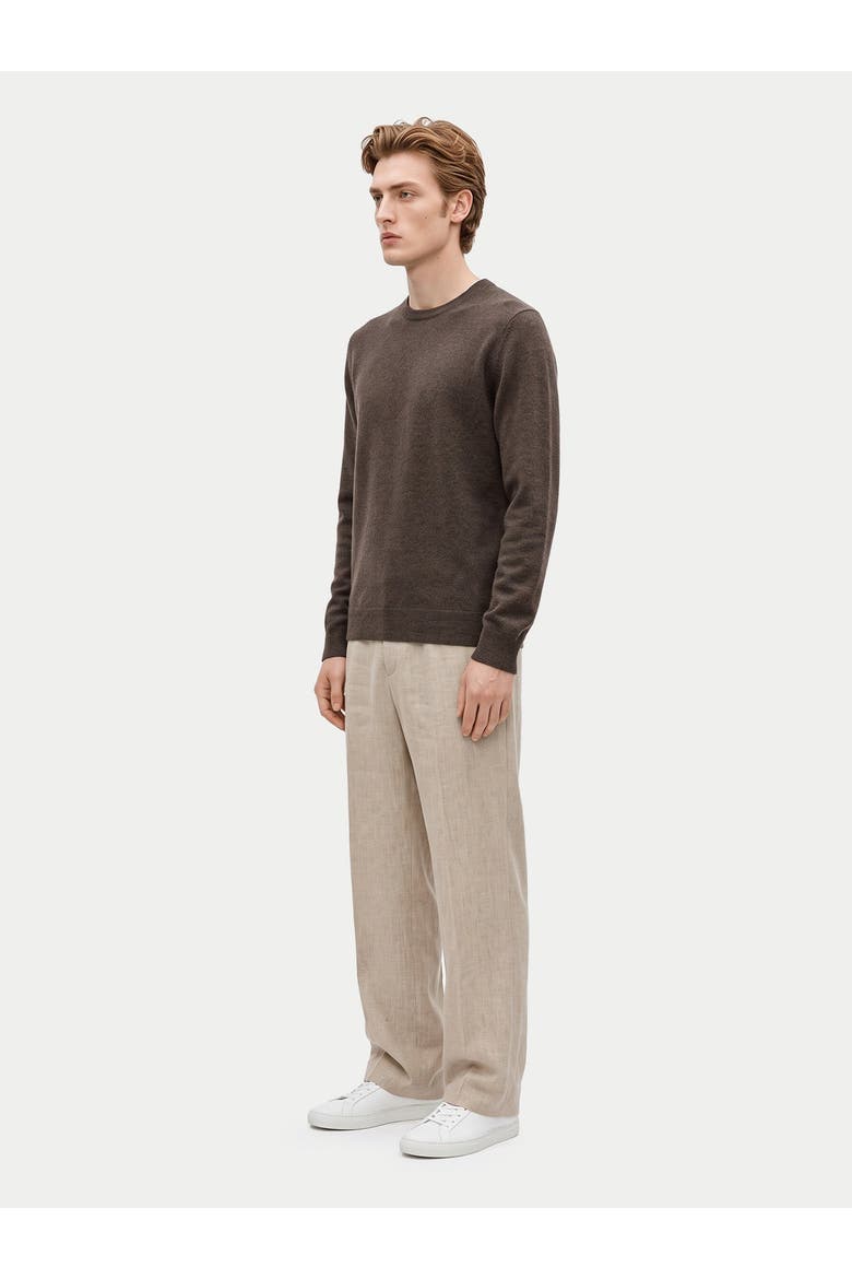 Cashmere V-neck Sweater, Alternate, color, cocoa