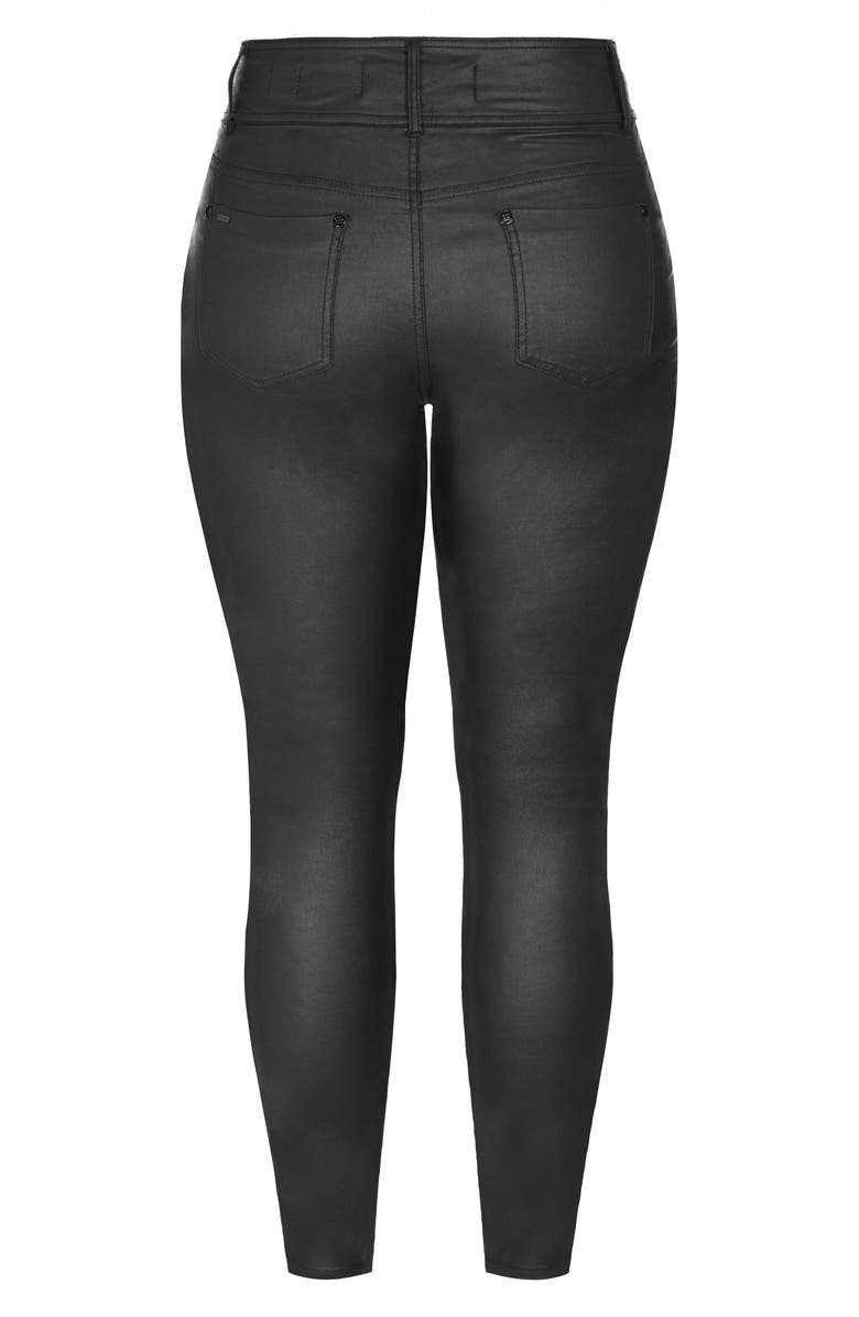 City Chic Skylar High Waist Skinny Jeans, Alternate, color,