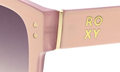 Roxy Midsize 52mm Square Sunglasses In Cream/mauve
