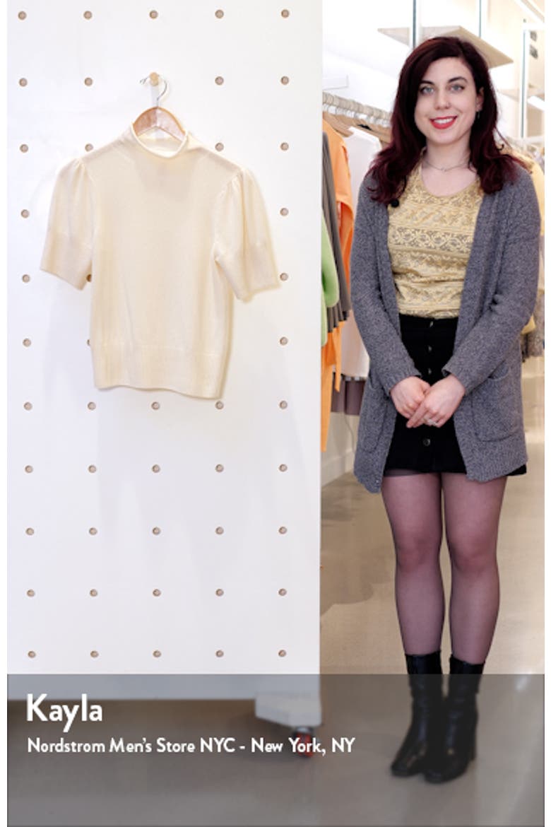 Annabelle Short Sleeve Cashmere Sweater video