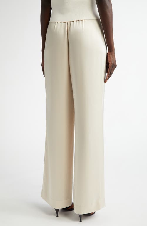 St John St. John Collection Kate Liquid Satin Pants In Neutral