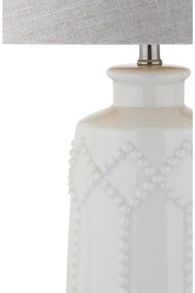 Alice 26" Ceramic LED Table Lamp, Cream, Alternate, color, Cream