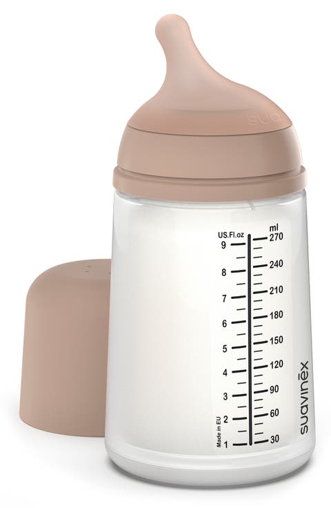 Suavinex Zerø.Zerø™ 2-Pack Medium Flow Large Anti-Colic Bottle